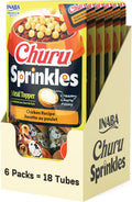 INABA Churu Sprinkles Dog Meal Topper, Chicken, 18ct