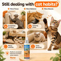 Cat Deterrent Spray for Furniture Protection, Anti Scratch and Urine Marking, Plant-Based Safe Formula for Indoor & Outd
