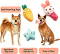 SZKOKUHO 9 Pack Small Dogs Puppy Squeaky Dog Toys,Cute Variety Colors Designs to Bite Anytime, for Small Dogs
