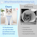 Coppthinktu Cat Recovery Suit Cat Onesie, Cat Spay Recovery Suit Female