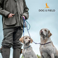 Dog & Field Signature Slip Lead for Dogs, Olive Green. 4ft Lightweight Dog Slip Leash with Sliding Rubber Stopper. Train