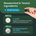 VETRISCIENCE Extra Strength Lysine Immunity Health Chews - Immunity Supplement for Cats of All Ages - Supports Immune Function, Eye Health & Cardiovascular Function - 120 Count