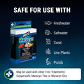 Fritz Maracyn - for Saltwater and Freshwater gram-Positive Relief from Bacterial gil, Popeye, More - Easy dose Packets, 