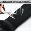 COODEO Dog Socks & Paw Protectors - Front Paws Only, Non-Slip Waterproof Dog Boots to Prevent Paw Licking, Protect Wound