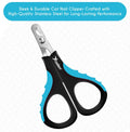 Candure Cat Nail Clipper Stainless Steel Cat Claw Trimmers for Rabbits, Guinea Pigs, Birds, Puppies, Kittens and Small A