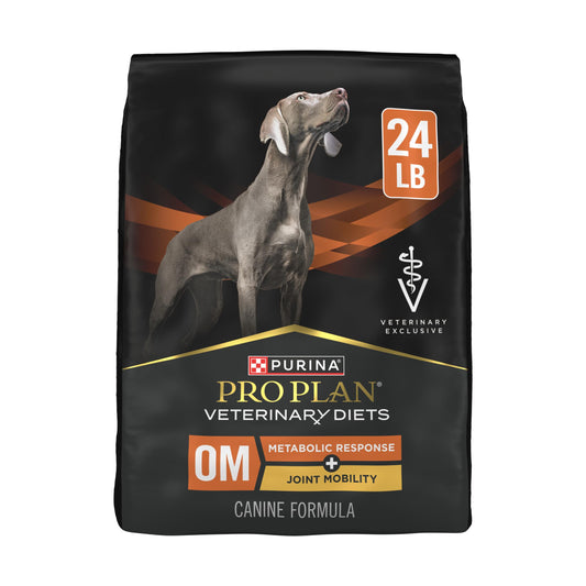 Pro Plan Veterinary Diets Purina OM Metabolic Response Plus Joint Mobility Dry Dog Food - 24 lb. Bag