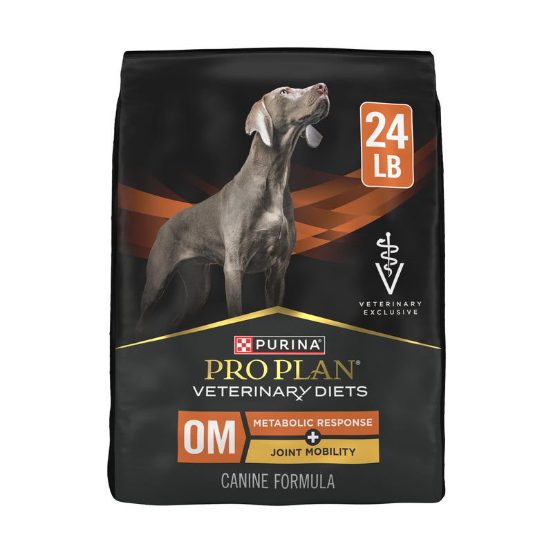 Pro Plan Veterinary Diets Purina OM Metabolic Response Plus Joint Mobility Dry Dog Food - 24 lb. Bag
