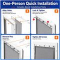 X-Large Alum. Dog Door Flap Bracket Kit for PetSafe PAC11-11040