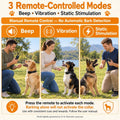 Dog Shock Collar with Remote, Traning Collar for Dog 8-120lbs, 3800FT