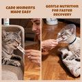 Havira Healthy Lickable Creamy Cat Treats Hairball Control – Chicken & Cat Grass Flavor Squeeze Treats with Psyllium Hus