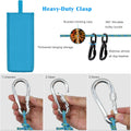 Upgraded Dog Tie Out Cable for Camping, 100FT Portable Trolley System for 2 Dogs, Knot-a-Hitch Dogs Hitching System up t