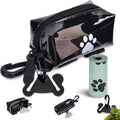 Dog Poop Bag Dispenser Holder Soft Waste Bags Roll Holders Leash Clip Clear