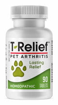 MediNatura T-Relief Pet Arthritis Relief Arnica +12 Powerful Natural Homeopathic Medicines Help Ease Hip & Joint Pain Soreness & Stiffness for Dog & Cat - 90 Tablets