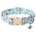 ARING PET Dinosaur Dog Collar, Blue Summer Pet Collars with Quick Release Buckle for Puppy Small Medium Large Boy Girl Dogs-S