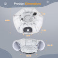 Cat Tunnel Bed for Indoor Cats, L Christmas Tree Skirts Washable Warm Soft Indoor Cat Donut Tunnel, Multifunctional Cat 