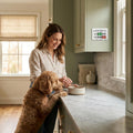 Dog Feeding Reminder - Dog Feeding Chart with Have We Been Fed AM/PM Tracker, Magnets Fed Sign with Pet Tracker for Frid