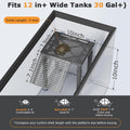 Upgraded Standing Turtle Basking Platform with Ramp, Built-in Feeding Tray