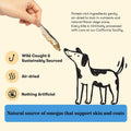 Plato Pet Treats Fish Dog Treats - Air-Dried, Single Ingredient Dog Treat - with Omega 3 & 6 Fatty Acids to Support Skin and Coat - 100% Whole Fish - Wild Caught Baltic Herring Dog Treats - 8.5 oz