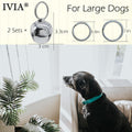 Large Dog Bells, Collar Loud Bells, Pet Tracker & Training, Handmade Metal