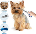 Professional 4.5-Inch Thinning Shears - Small Dog Grooming Scissors for Dogs' Faces and Eyes - Sharp & Durable - Ideal for Tight Spaces and Detailed Grooming - Pet and Cat Grooming Supplies