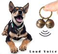KITTAIL Copper Bells for Dog Collars with Snap Clips - Dog Bells to Go Outside,Made of Pure Copper for Dogs/Cat - Clear Sound & No Rust - Know Where Your Pet