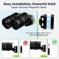 hygger 2114GPH Aquarium Wave Maker, Submersible Circulation Pump with Magnetic Mount for 60-150 Gallon Fish Tanks, Dual 