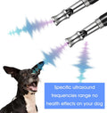 2 Pack Dog Whistle, Ultrasonic Silent Dog Whistle to Stop Barking, Adjustable Pitch & Wide Frequency for Effective Bark 