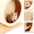 Wooden Hamster Wheels 5.7 Inch Silent Hamster Wheel
