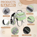 Rosvola Dog Vest Harness Backpack, Dog Harness and Removable Backpack, 2 Saddle Bags, Waterproof Dog Harness Saddle Bag with Reflective Strips for Walking Hiking Training