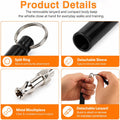 2‑Pack Dog Whistle Ultrasonic Silent, Dog Training Whistle for Recall