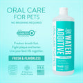 SKOUT'S HONOR Fresher Breath Water Additive, Fresh and Flavorless - VOHC Accepted for Tartar Control, Freshens Breath Fast, No Brushing Required, Great for Both Cats and Dogs, 32 oz
