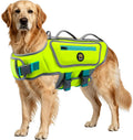 Dog Life Jacket, Good Visibility Pet Swimming Vest for Boating XL