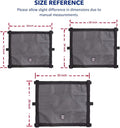 Harrison Howard Horse Trailer Window Screen, Adjustable Touch Tape Window Screen Mesh, Horse Trailer Accessoriess 26 * 2