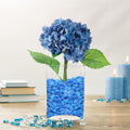 QYGL Sea Glass Stones - 2.9LB/46.4oz Aquamarine Frosted Glass Pebbles