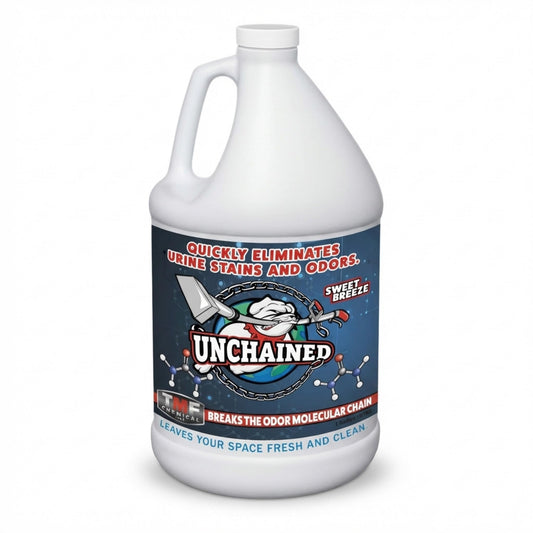 TRUCK MOUNT FORUMS Unchained Urine Stain & Odor Remover – Cleaner for Dog & Cat, Pet Odor Eliminator on Carpet & Furniture, Industrial Strength Urine & Feces Neutralizer, Sweet Breeze – 1Gallon