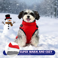 Gyuzh Dog Coat with Harness Puppy Coats Small Dog Harness Jacket Winter Waterproof Jackets for Smal Medium Large Dogs