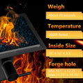10x12 Inch Welded Blacksmith Firepot 2600F Rated Forging Blacksmith Tools