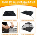 GEERTOP Portable Pet Tent for Cats Outdoor Camping Playpen Sunshade Cat Enclosures for Indoor Kittens Rabbits Guinea Pigs Small Animals Mesh House