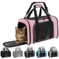 Yipincover Cat Carriers Soft-Sided,Pet Carrier for Small Cats Dogs Puppies up to 1-15 LBS,TSA Airline Approved, (Medium,Pink)