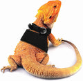 Bearded Dragon Leash and Harness Set, Beardie Carrier, Lizard Adjustable Harness with Leather Wings and Sling Bag, Repti