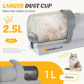 NEWBULIG Pet Grooming Vacuum Kit for Cats and Dogs, 2.5L Dust Cup