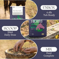 Hilton Herbs Bye Bye Itch Equine Supplement (4.4lb) – Seasonal Skin & Coat Support for Horses – Omega-3 Fatty Acids, Bre