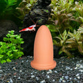 Sosoport Angelfish Spawning Cone Pottery Clay Light Brown