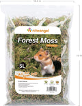 Niteangel 5L Forest Moss Soft Natural Moss Bedding Nesting for Dwarf Syrian Hamsters, Gerbils, mices, Degus or Other Sma