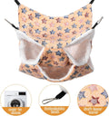 Sadnyy 6 Pieces Guinea Pig Rat Hammock Three Layer Ferret Bed Small Animal Hanging Pet Cage Hammock for Chinchilla Rat S
