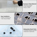 kathson 4 Pcs Rabbit Feet Pad Plastic Bunny Cage Floor Mat Foot Resting Hole Leak Water Nest Mat Pet for Small Animal Ha