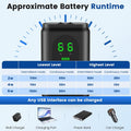 AQQA Battery Powered Aquarium Air Pump, Quiet Fish Tank Oxygen Pump