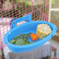 Mygeromon Bird Bath for Cage-Small Tub Bowl for Hang Inside Cage Birdbath Shower for Parrot/Parakeets/Cockatiels/Canary/Budgerigar (Blue)