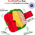 CHEWFFON Interactive Snuffle Dog Toy, Enrichment Treat Hiding Puzzle