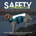Dog Life Jacket, High Flotation Small Dog Life Vest for Swimming